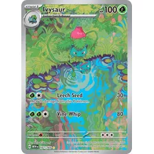 Ivysaur 151 Full Art Carta Pokémon Tcg Original+10 Cartas 