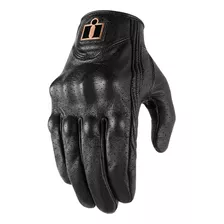 Guantes Icon Pursuit Classic Perforated Negro 