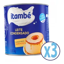 Leite Condensado Lata 1,05kg Itambé Kit C/3 Latas