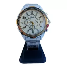 Reloj Pulsera Malla Acero Inoxidable Dia Padre # 06 Estuche