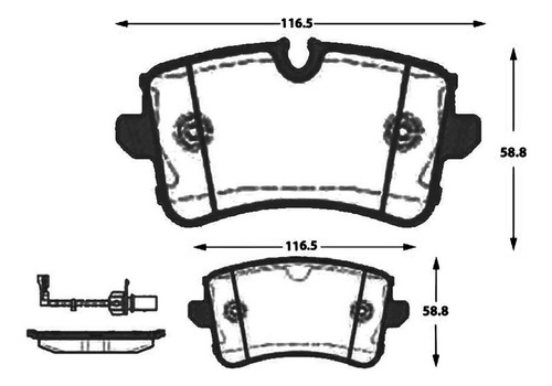 Pastilla De Freno Trasera Audi S8  4.0 2014 Foto 3