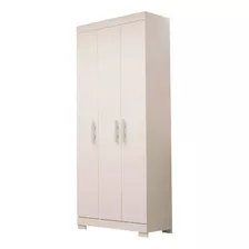 Guarda Roupa Acp Lana 3 Portas Com Pés 100% Mdf Branco