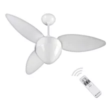 Ventilador De Teto Ventisol Aires Com Controle Remoto Branco Com 3 Pás 127 v