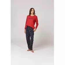 Pijama Conjunto Mujer Invierno Comodo 