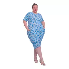 Vestido Plus Size Feminino Tamanhos Grandes Confortável