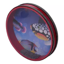 Wave Drum Frame Ocean Musical Toy Drum Gentle Red Wave Sound