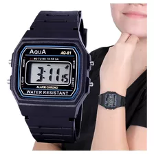 Relógio Feminino Aqua A Q - 81 Retro A Prova Dagua Piscina.