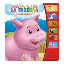 Livro Infantil Bebê Sons De Animais Musical Safari Fazenda