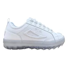 Tenis Fila Disruptor Court Clear Mujer Deportivo