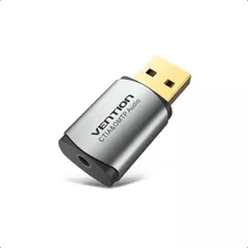 Tarjeta Usb De Sonido Externa Audio 3.5mm Vention Cmtp Ctia