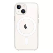 Carcasa Para iPhone 14 Transparente Tpu Con Magsafe + Lámina