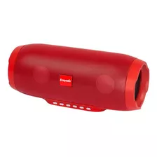 Caixa De Som Speaker Com Led Ep-2303 Bt/ Usb/fm/aux Vermelho