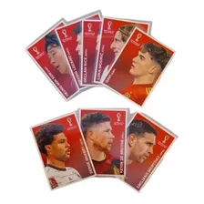 Set De 8 Estampas Coca Cola Panini Mundial Qatar 2022 