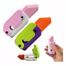 Gravity Knife Carrot Fidget Toy Brinquedo Anti Estresse 3d