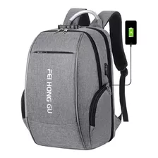 Mochila Masculina Para Notebook Impermeável Reforçada Usb