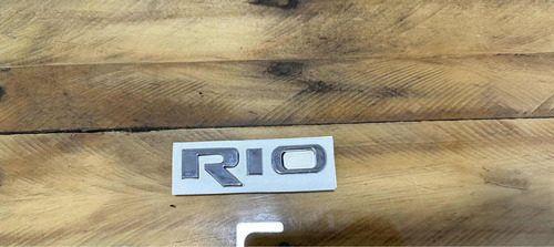 Letra Emblema Logo Rio Cromado Baul Foto 2