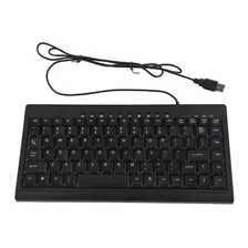 Mini Teclado Multimídia Pequeno Usb Com Fio