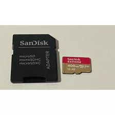 Cartão Microsd Sandisk 400gb V30 A2 Com Adaptador - Usado