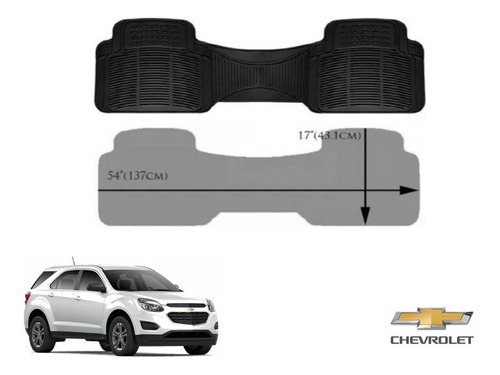 Tapetes Uso Rudo Chevrolet Equinox 2012 Rubber Black Origina Foto 3