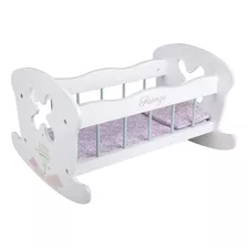 Cuna Cama Balancin Firenze Muñeco Reborn Almohada Y Colcha 