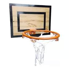 Mini Tablero Basquet Con Aro De Hierro - Ideal Dormitorio 