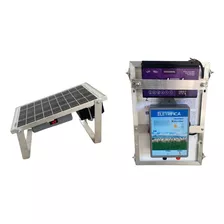 Eletrificador Solar Cerca Elétrica Rural 60km Com Bateria