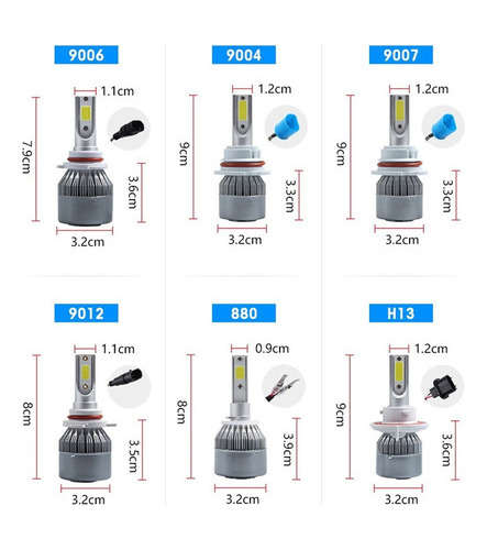 Faro Led C6 Para Todos Los Modelos De La Marca Chevrolet One Foto 10