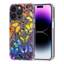 Funda Para iPhone 14 Pro Max / Mariposas De Colores