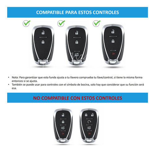 Funda Carcasa Llave Control Chevrolet Tracker 3 Botones Foto 6