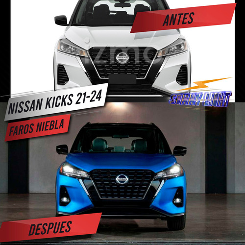 Faros Niebla Nissan Kicks 2021 2022 2023 2024 Halgeno Sunny Foto 3