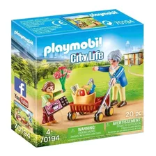 Playmobil City Life 70194 Abuela Con Niña Compras La Plata