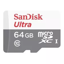 Cartão De Memória Sandisk Sdsqunb-064g-gn3ma Ultra Com Adapt