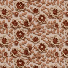 Beleza Clássica: Tricoline Com Flores Em Crochê 50x150cm