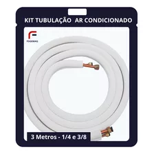 Kit Tubulação De 1/4 E 3/8 Ar Condicionado Para Daikin 3 M