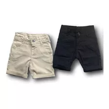 Combo 2 Bermudas Sociais Menino Luxo