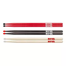 Par Baquetas Vic Firth Nova Varios Colores Calibres Puntas