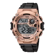 Reloj Digital Q&q M146 Camuflado Sumergible 100 Metros