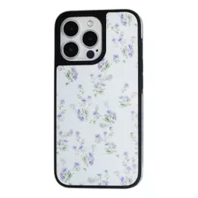 Case Para iPhone Flores Moradas - Funda Protectora