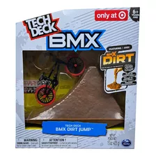 Tech Deck Bmx Mini Bicicleta Con Rampa Molde En Arena 