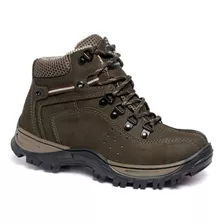 Bota Adventure Trilha Rapel Couro Legítimo Impermeável