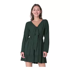 Vestido Casual Mujer Verde Stfashion 60404240