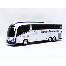 Miniatura Ônibus Expresso Dois De Julho Irizar I6 47 Cm. Bra