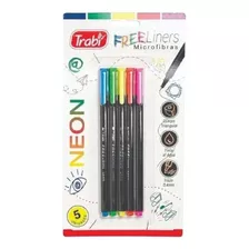 Estuche X5 Microfibras Trabi Free Liners Neon