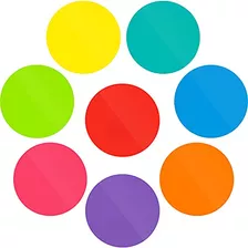 11 Inch Dry Erase Dots Removable Vinyl Dot Circle White...