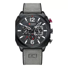 Reloj Curren 8398 En Cuero Hombre Cronos Funcionales Lujo 