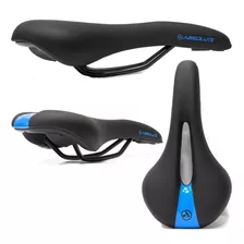 Banco Selim Absolute Vazado Sela Cores Bicicleta Mtb Speed Cor Preto/azul