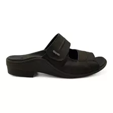 Chinelo Itapuã Canoa Masculino Couro 4610s16 Preto