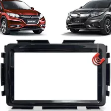 Moldura Dvd Honda Hrv Black Piano