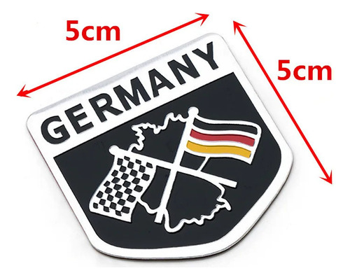 Emblema Bandera Alemania Audi Bmw Benz Volkswagen Skoda Opel Foto 2