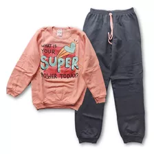 Conjunto Bebe Blusão Calça Moletom Flanela Fashion Kids 6364